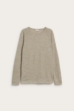 Aluskerrastopaita merinovillasta | Meleerattu beige | Lapset | Kappahl