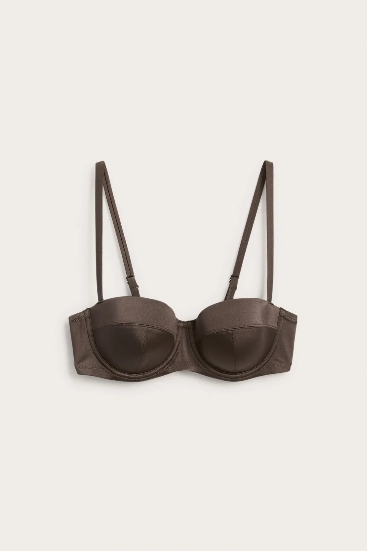 Balconette-bikiniyläosa | Tummanruskea | Naiset | Kappahl