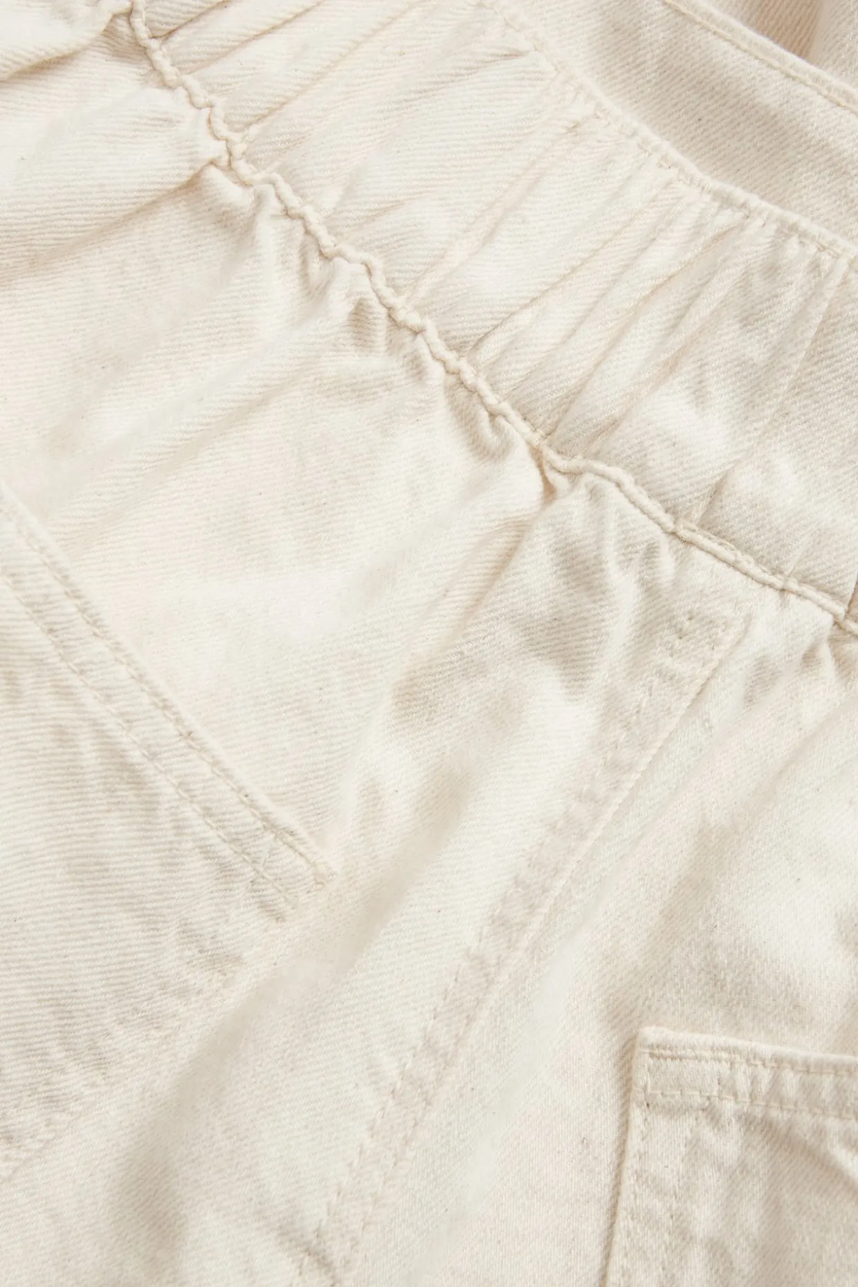 Barrel-denimhame | Beige | Naiset | Kappahl