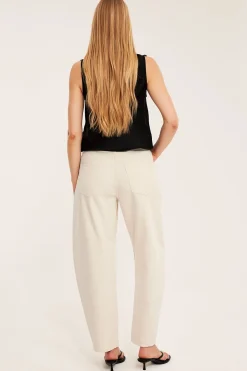 Barrel jeans high waist