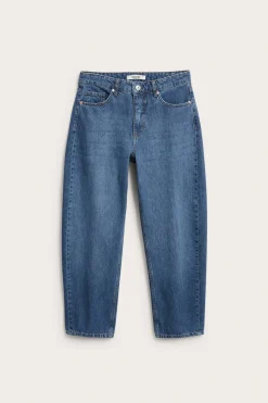 Barrel jeans high waist
