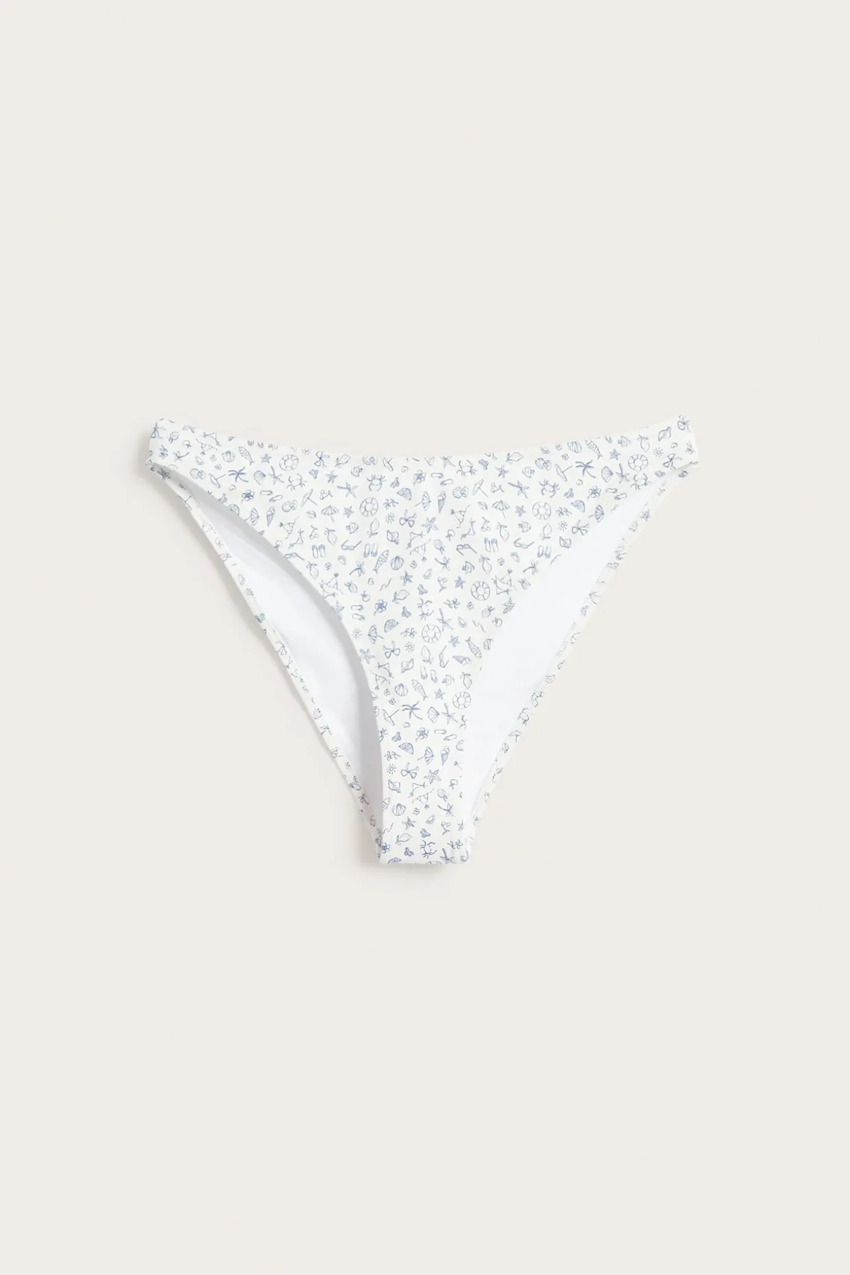 Bikinialaosa brazilian high leg | Luonnonvalkoinen | Naiset | Kappahl