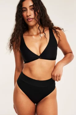 Bikinialaosa brazilian high leg | Musta | Naiset | Kappahl