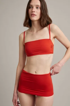 Bikinialaosa, jossa on taitettava vyötärö | Punainen | Naiset | Kappahl