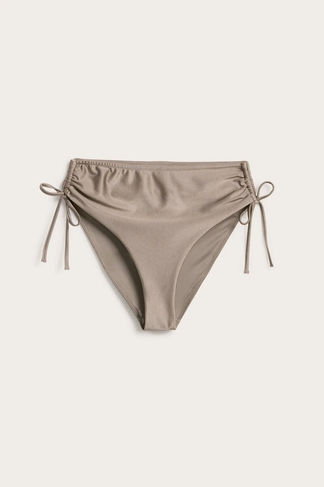 Bikinialaosa solmittavilla nauhoilla | Tummanbeige | Naiset | Kappahl