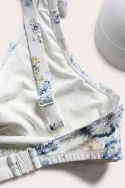 Bikiniyläosa röyhelöillä | Luonnonvalkoinen | Naiset | Kappahl