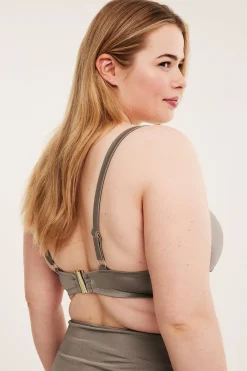 Bikiniyläosa | Tummanbeige | Naiset | Kappahl