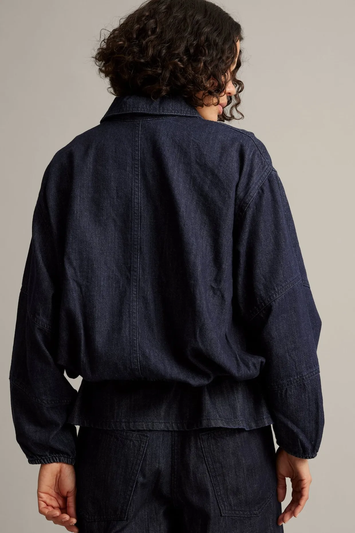 Blouson-farkkutakki | Tumma denim | Naiset | Kappahl