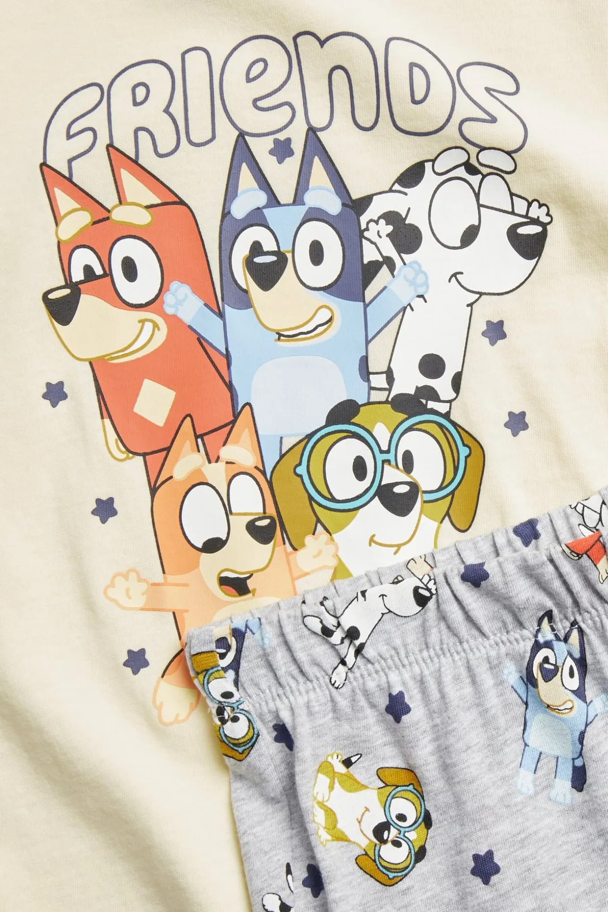 Bluey-pyjamasetti | Vaaleankeltainen | Lapset | Kappahl