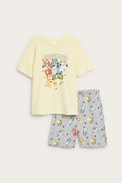 Bluey-pyjamasetti | Vaaleankeltainen | Lapset | Kappahl