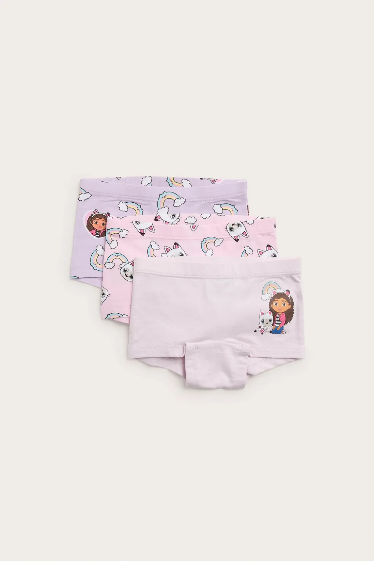 Bokserit, 3-pack, Gabbyn nukketalo | Vaaleanvioletti | Lapset | Kappahl