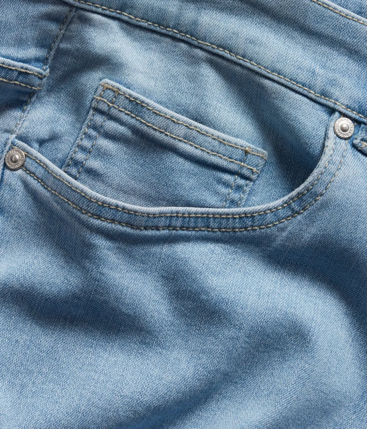 Bootcut-farkut high waist | Vaalea denim | Naiset | Kappahl