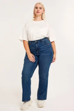Bootcut jeans high waist | Denim | Naiset | Kappahl