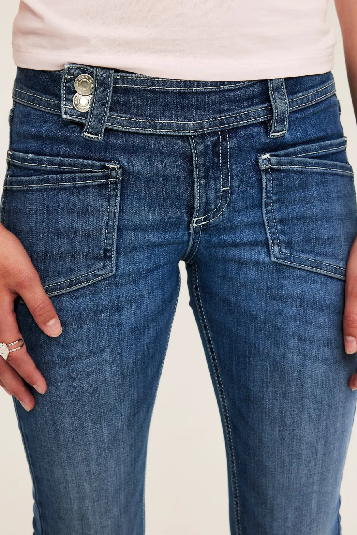Bootcut jeans low waist | Denim | Lapset | Kappahl