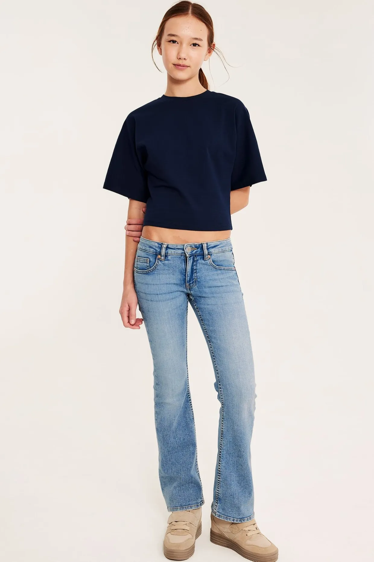 Bootcut jeans low waist | Denim | Lapset | Kappahl