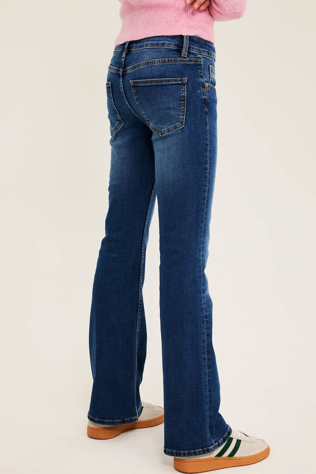 Bootcut jeans low waist | Tumma denim | Lapset | Kappahl