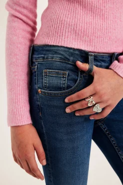 Bootcut jeans low waist | Tumma denim | Lapset | Kappahl
