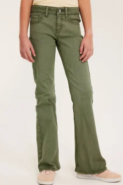 Bootcut jeans low waist | Tummanvihreä | Lapset | Kappahl
