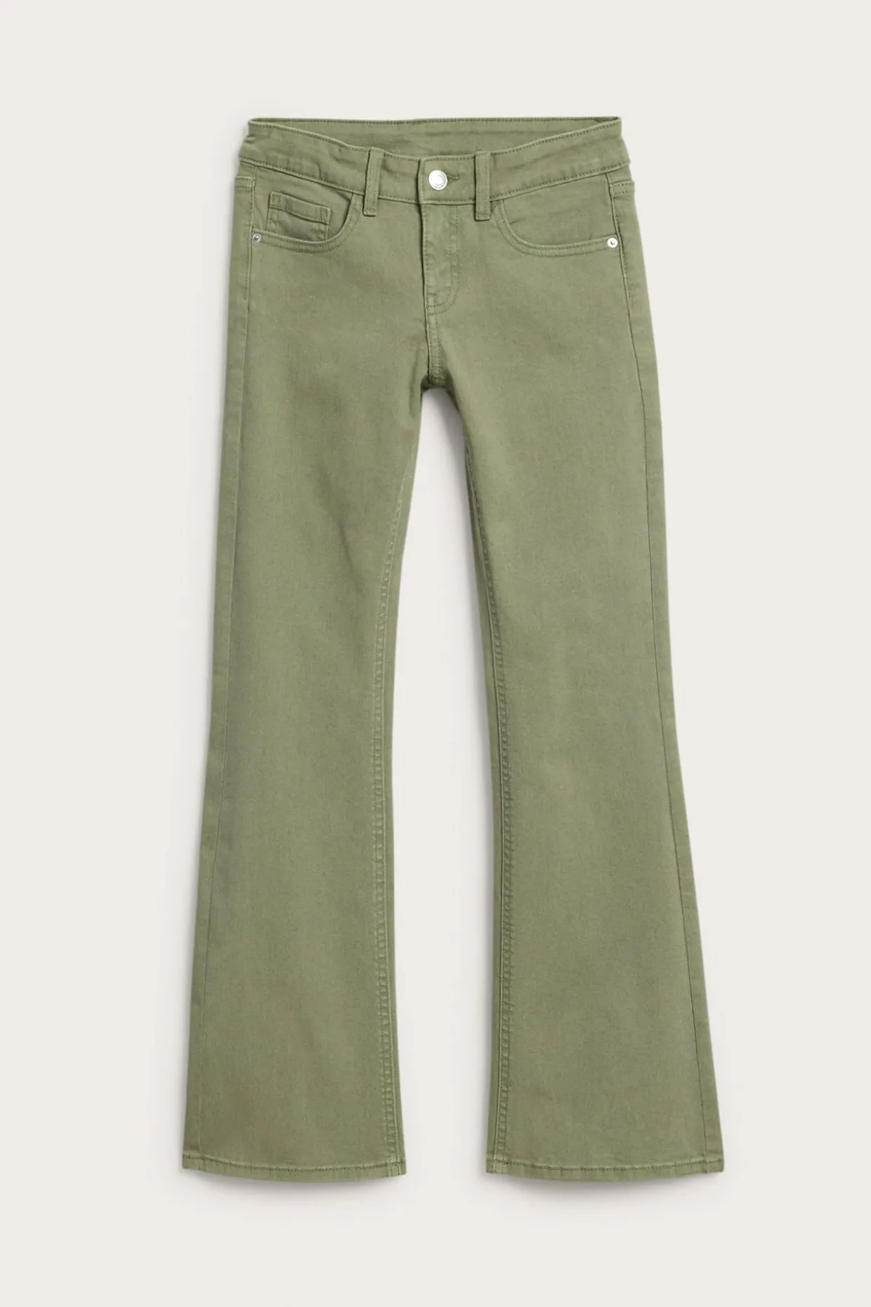 Bootcut jeans low waist | Tummanvihreä | Lapset | Kappahl