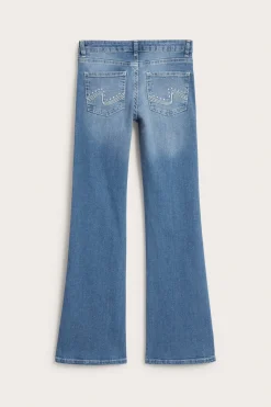Bootcut jeans low waist | Vaalea denim | Lapset | Kappahl