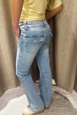 Bootcut jeans low waist | Vaalea denim | Lapset | Kappahl