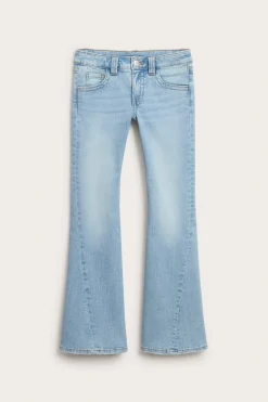 Bootcut jeans low waist | Vaalea denim | Lapset | Kappahl