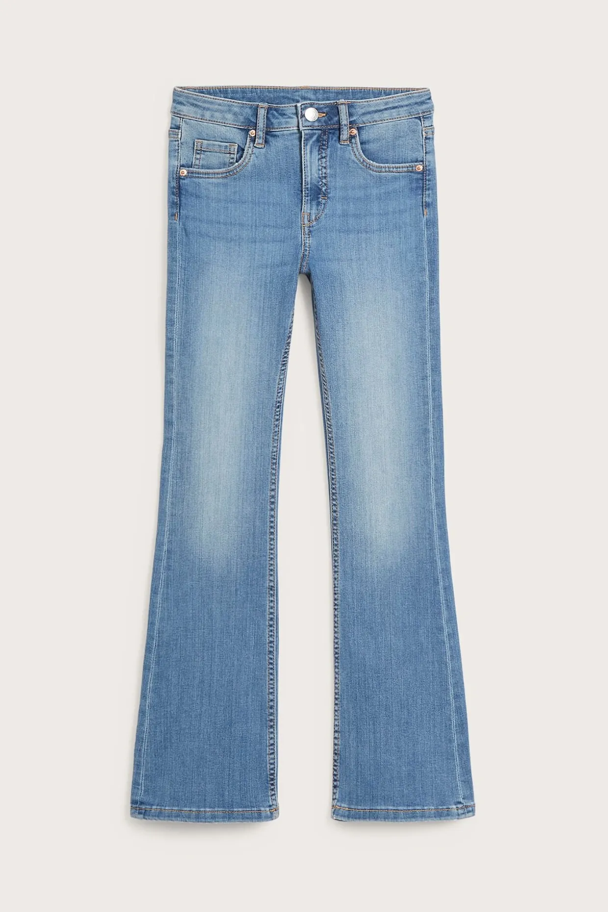 Bootcut jeans mid waist | Denim | Lapset | Kappahl