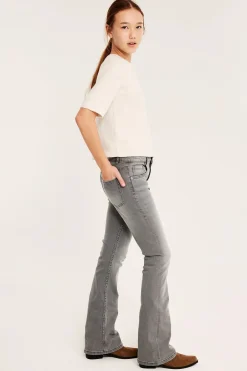 Bootcut jeans mid waist | Hopeanharmaa | Lapset | Kappahl