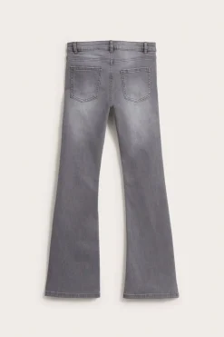 Bootcut jeans mid waist | Hopeanharmaa | Lapset | Kappahl