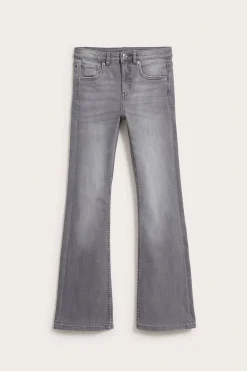 Bootcut jeans mid waist | Hopeanharmaa | Lapset | Kappahl