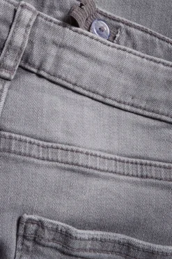Bootcut jeans mid waist | Hopeanharmaa | Lapset | Kappahl
