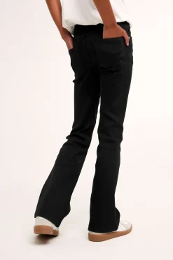 Bootcut jeans mid waist | Musta | Lapset | Kappahl
