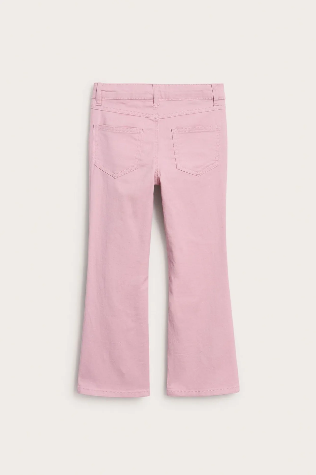 Bootcut jeans mid waist | Vaaleanpunainen | Lapset | Kappahl