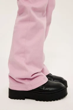 Bootcut jeans mid waist | Vaaleanpunainen | Lapset | Kappahl