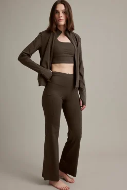 Bootcut-treenitrikoot | Ruskea | Naiset | Kappahl