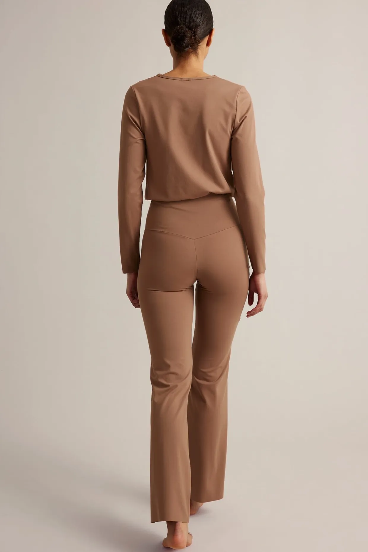 Bootcut-treenitrikoot | Ruskea | Naiset | Kappahl