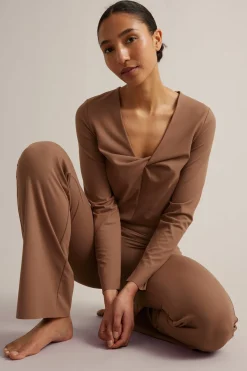 Bootcut-treenitrikoot | Ruskea | Naiset | Kappahl