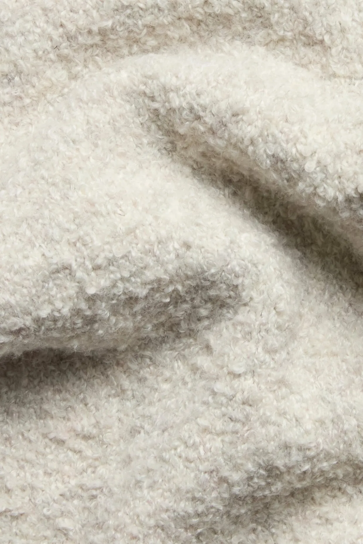Bouclé-neulotut leggingsit | Meleerattu beige | Vauvat | Kappahl