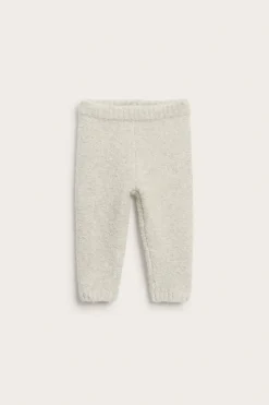 Bouclé-neulotut leggingsit | Meleerattu beige | Vauvat | Kappahl