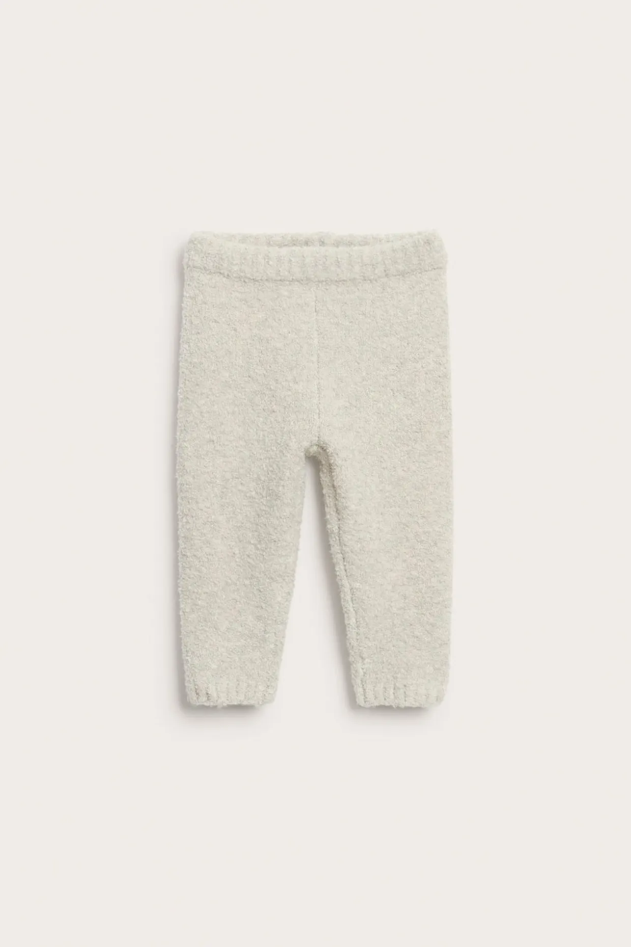 Bouclé-neulotut leggingsit | Meleerattu beige | Vauvat | Kappahl