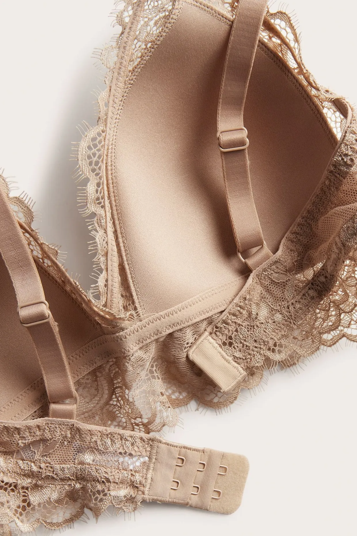 Bralette pitsillä | Ruskea | Naiset | Kappahl