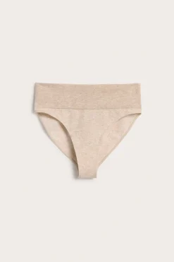 Brasilialaiset pikkuhousut | Meleerattu beige | Naiset | Kappahl
