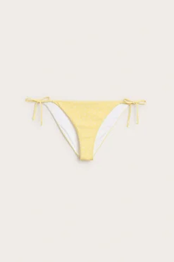 Brasilialaismallinen bikinialaosa, jossa on solmittavat nauhat | Keltainen | Naiset | Kappahl