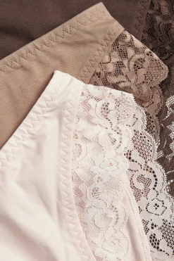 Brasilialaismalliset pikkuhousut, 3-pack | Pinkki | Naiset | Kappahl