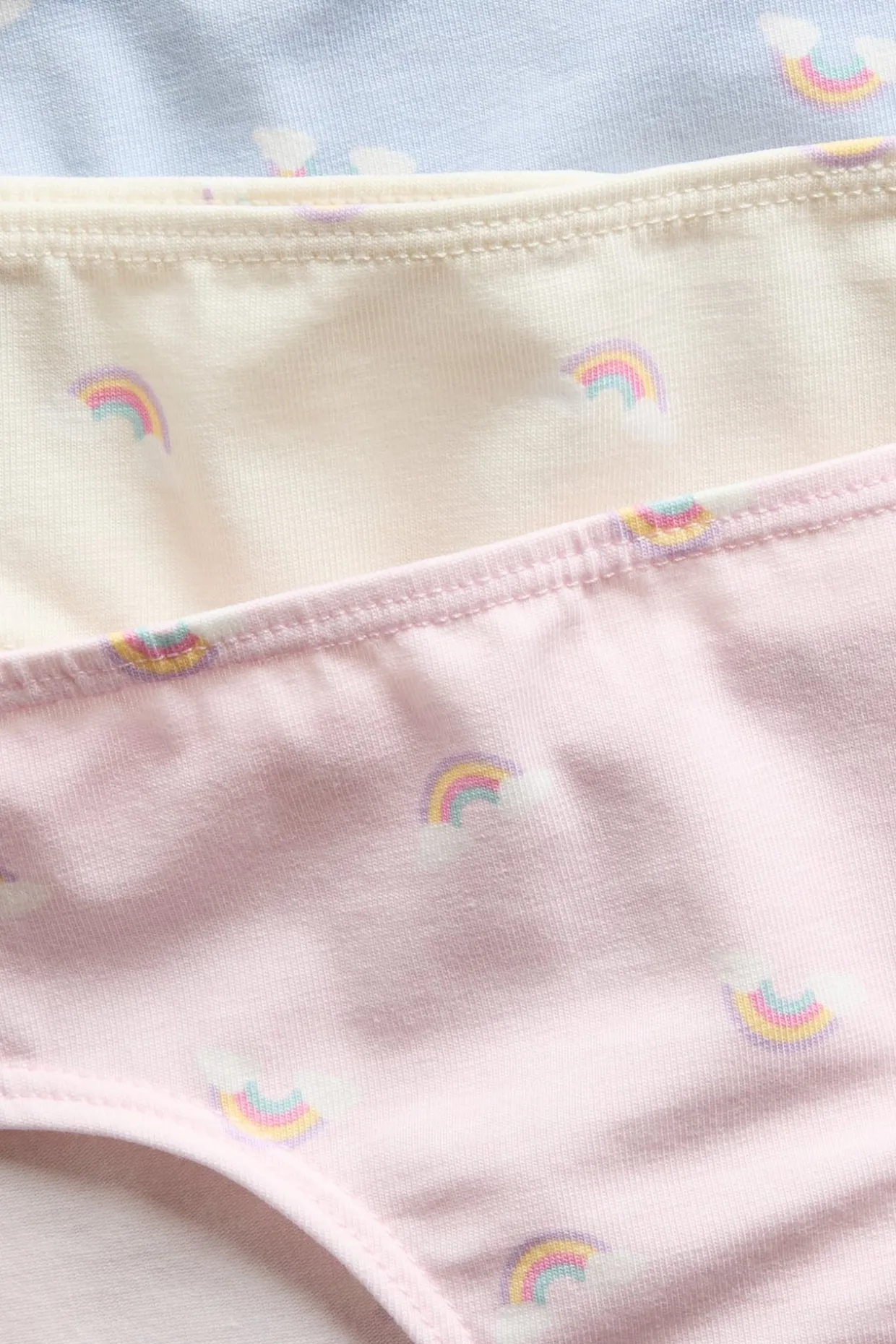 Briefalushousut sateenkaarikuviolla 3-pack | Pinkki | Lapset | Kappahl