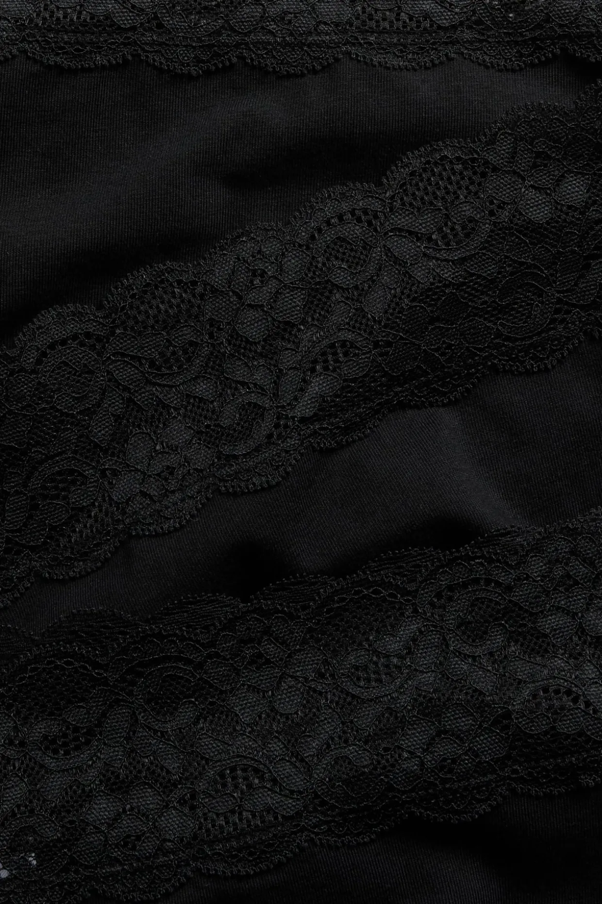 Brief 3-pack puuvillaa | Musta | Naiset | Kappahl