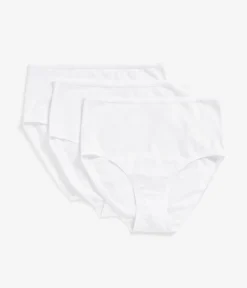 Brief 3-pack puuvillaa | Valkoinen | Naiset | Kappahl