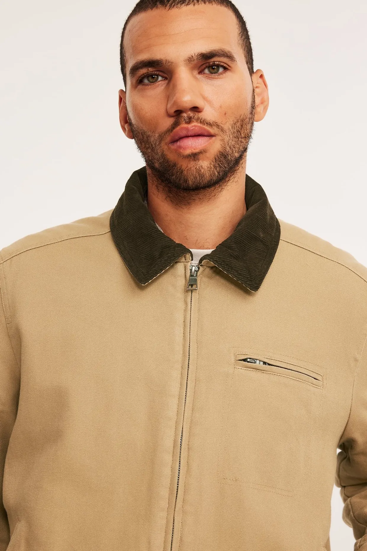 Canvas-takki | Beige | Miehet | Kappahl