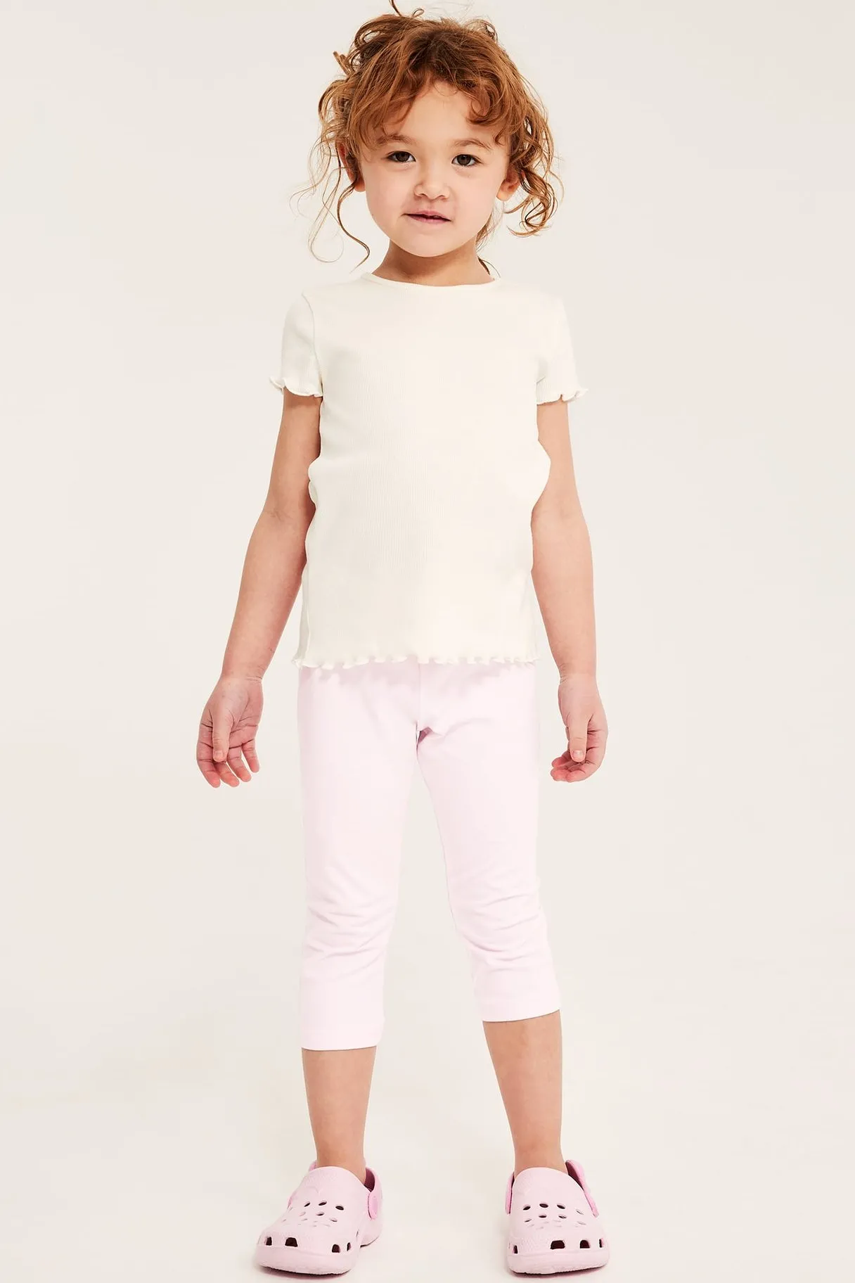 Caprileggingsit | Vaaleanpunainen | Lapset | Kappahl