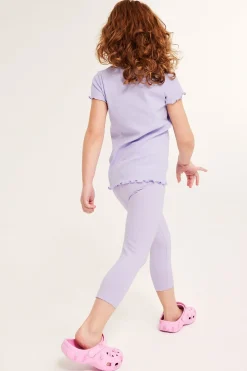 Caprileggingsit | Vaaleanpunainen | Lapset | Kappahl